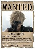 Cloud Wanted Poster